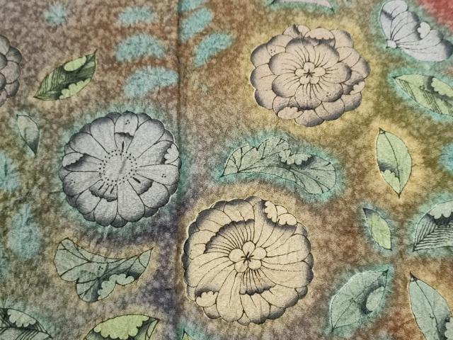 平和屋着物●訪問着　辻が花　暈し染め　正絹　逸品　CABM4343yc