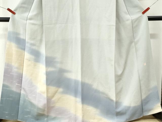 平和屋着物●京友禅作家　山科春宣　訪問着　霞文　暈し染め　正絹　逸品　CABM4346yc