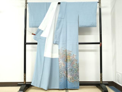 平和屋着物●豪華色留袖　総刺繍　浜松籬京風景文　暈し染め　さが美扱い　正絹　逸品　CABM4357yc