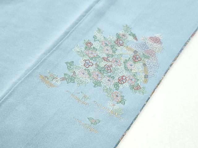 平和屋着物●豪華色留袖　総刺繍　浜松籬京風景文　暈し染め　さが美扱い　正絹　逸品　CABM4357yc
