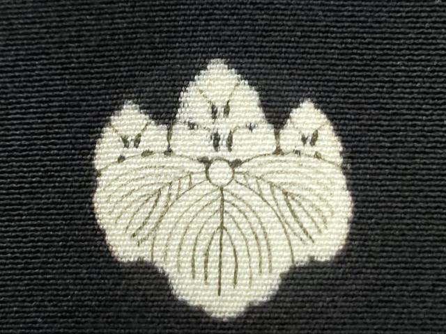 平和屋着物●本加賀友禅作家　百貫華峰　黒留袖　扇面吉祥花文　正絹　逸品　CABM4360yc