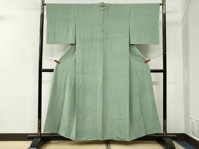 平和屋着物●伝統工芸士　廣瀬雄望　江戸小紋　鮫小紋柄　正絹　逸品　CABM4366yc