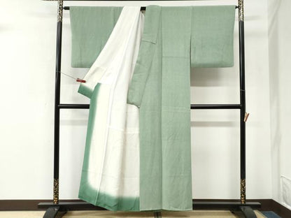 平和屋着物●伝統工芸士　廣瀬雄望　江戸小紋　鮫小紋柄　正絹　逸品　CABM4366yc