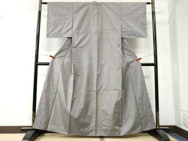平和屋着物●上質な紬　縞　正絹　逸品　未使用　CABM4371yc