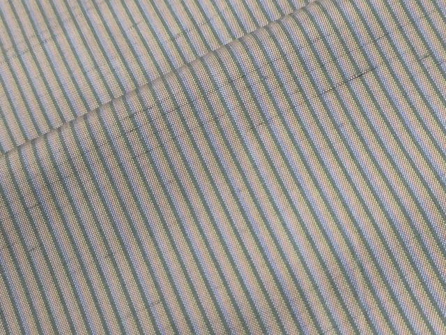 平和屋着物●上質な紬　縞　正絹　逸品　未使用　CABM4371yc