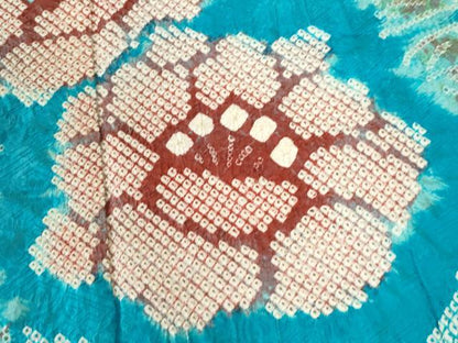 平和屋着物●豪華振袖　総絞り　枝花文　正絹　逸品　CABM4382yc