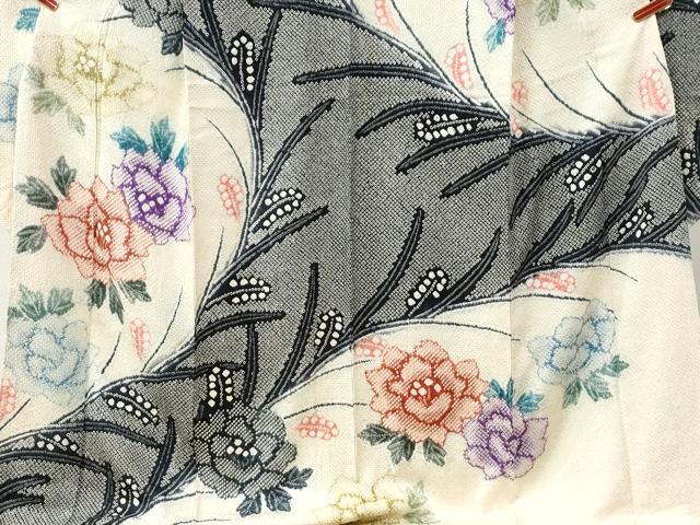 平和屋着物●豪華振袖　総絞り　牡丹花文　正絹　逸品　CABM4385yc