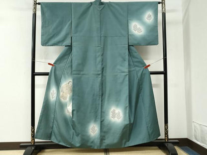平和屋着物●京の名門・菱屋六右ェ門　紬　訪問着　能　正絹　逸品　CABM4394yc