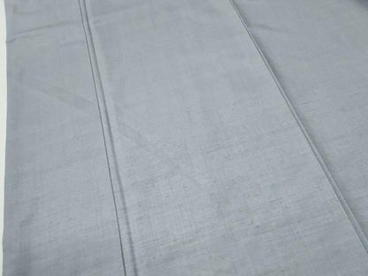 平和屋着物●結城紬　色無地　淡藤色　正絹　逸品　CABM4400yc