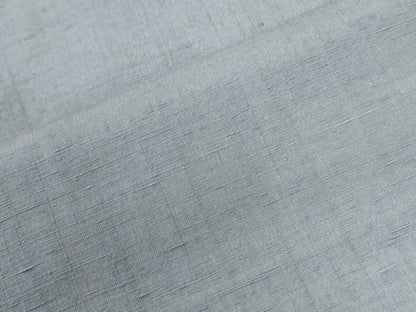 平和屋着物●結城紬　色無地　淡藤色　正絹　逸品　CABM4400yc