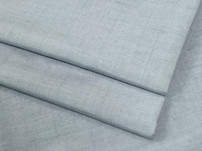 平和屋着物●結城紬　色無地　淡藤色　正絹　逸品　CABM4400yc