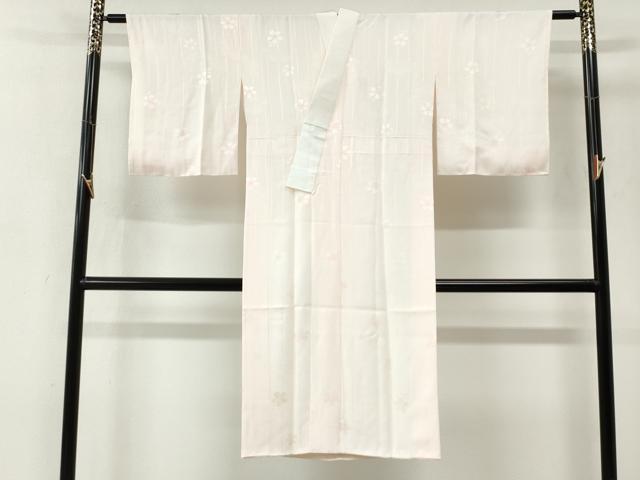 平和屋着物●長襦袢　袷　舞桜地紋　暈し染め　正絹　逸品　未使用　CABM4412yc