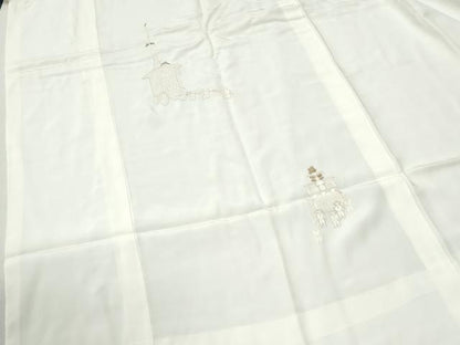 平和屋着物●中国三大刺繍　スワトウ刺繍　総刺繍　長襦袢　無双仕立て　祇園祭　金糸　やまと誂製　正絹　逸品　CABM4447yc