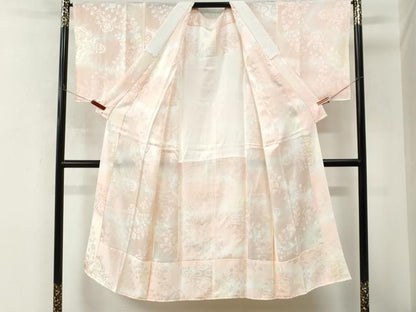 平和屋着物●長襦袢　無双仕立て　辻が花地紋　暈し染め　正絹　逸品　未使用　CABM4459yc