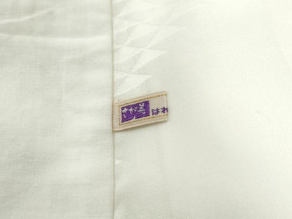 平和屋着物●長襦袢　無双仕立て　手描き　雀　葡萄花文　さが美扱い　正絹　逸品　CABM4473yc