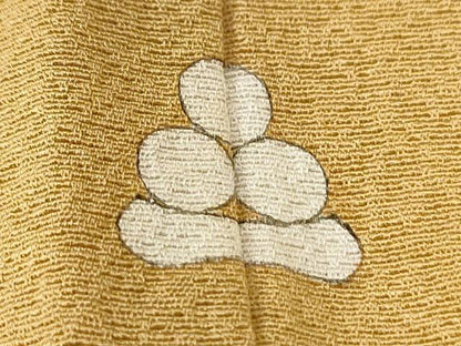 平和屋着物●豪華色留袖　総刺繍　草花文　金糸　正絹　逸品　CABM4474yc