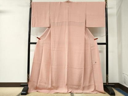 平和屋着物●本加賀友禅作家　談義所栄二監修　色無地　虹色　鬼しぼ縮緬　ロング丈　正絹　逸品　CABM4479yc