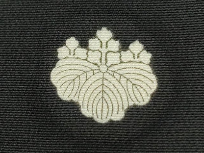平和屋着物●豪華黒留袖　友禅　作家物　飛鶴松竹梅　正絹　逸品　CABM4486yc