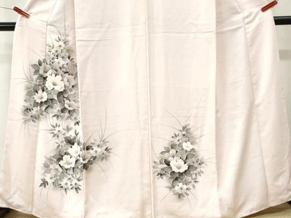 平和屋着物●訪問着　草花文　暈し染め　正絹　逸品　CABM4491yc