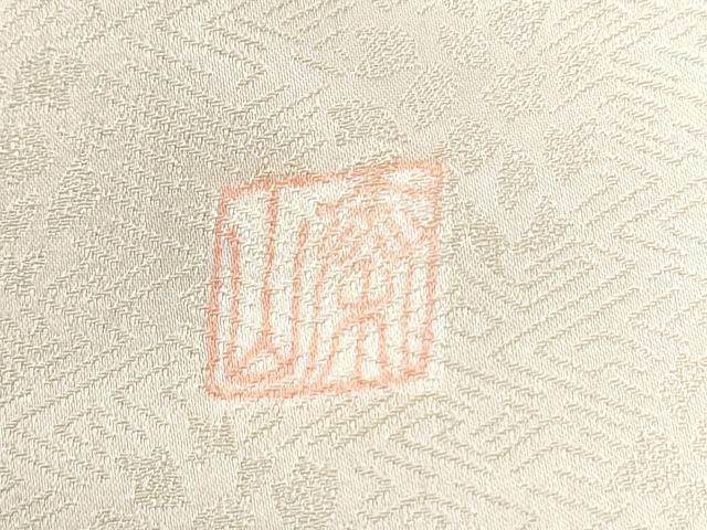 平和屋着物●色留訪問着　作家物　駒刺繍　雲重ね宝尽くし花唐草文　金彩　正絹　逸品　CABM4492yc