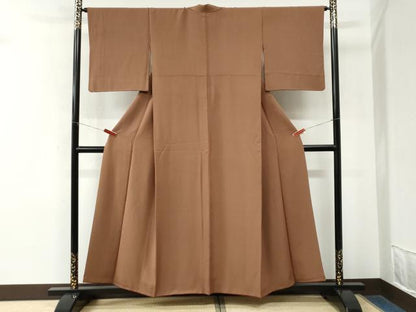 平和屋着物●江戸小紋　格子　正絹　逸品　CABM4503yc