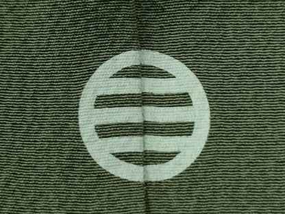 平和屋着物●世界的ファッションデザイナー　山本寛斎監修　kansaiブランド色無地　草花地紋　鉄色　正絹　逸品　CABM4517yc