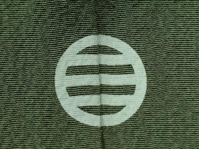 平和屋着物●世界的ファッションデザイナー　山本寛斎監修　kansaiブランド色無地　草花地紋　鉄色　正絹　逸品　CABM4517yc