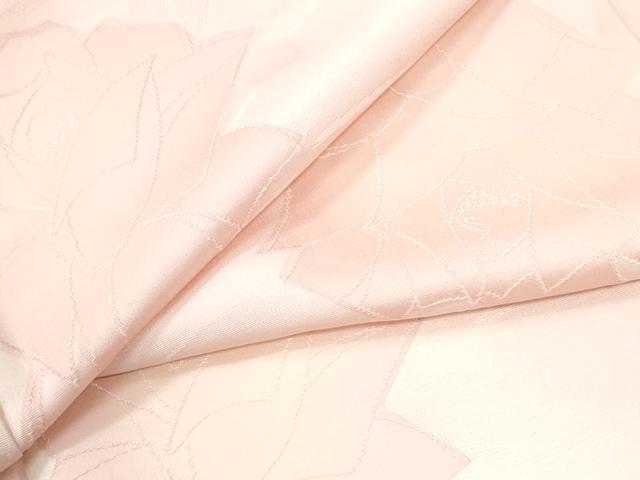 平和屋着物●上質な小紋　地紋起こし　薔薇　正絹　逸品　未使用　CABM4533yc
