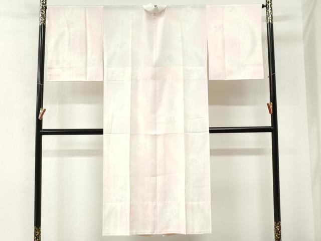 平和屋着物●長襦袢　無双仕立て　舞花文　暈し染め　正絹　逸品　未使用　CABM4539yc