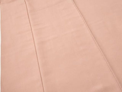 平和屋着物●上質な色無地　珊瑚色　正絹　逸品　未使用　CABM4545yc