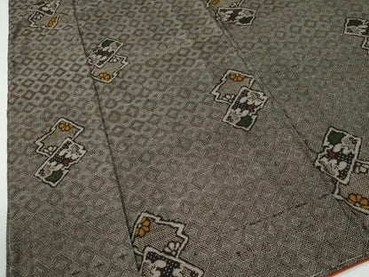平和屋着物●本場大島紬　龍郷絣　正絹　逸品　未使用　CABM4548yc