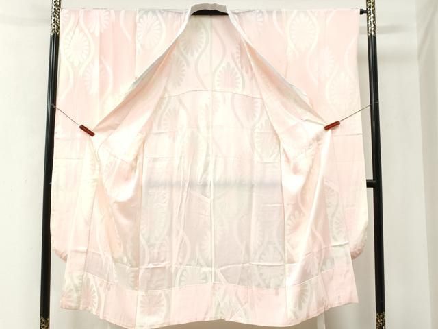 平和屋着物●豪華振袖・長襦袢セット　総絞り　牡丹花青海波　暈し染め　正絹　逸品　CABM4556yc