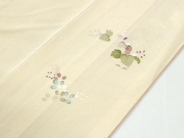 平和屋着物●訪問着　駒刺繍　花籠文　暈し染め　金彩　正絹　逸品　CABM4563yc