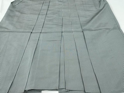 平和屋着物●男性　行灯袴　間道　正絹　逸品　CABM4576yc