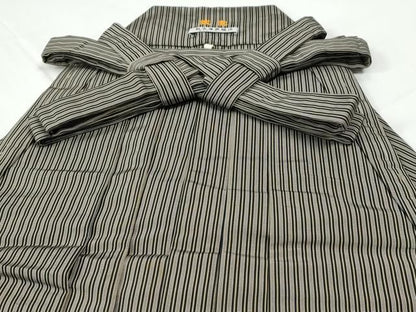 平和屋着物●男性　行灯袴　間道　正絹　逸品　CABM4577yc