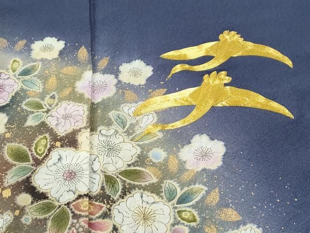 平和屋着物●豪華色留袖　駒刺繍　辻が花　暈し染め　金彩　正絹　逸品　未使用　CABM4587yc