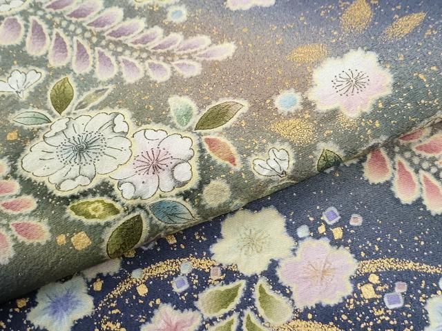平和屋着物●豪華色留袖　駒刺繍　辻が花　暈し染め　金彩　正絹　逸品　未使用　CABM4587yc