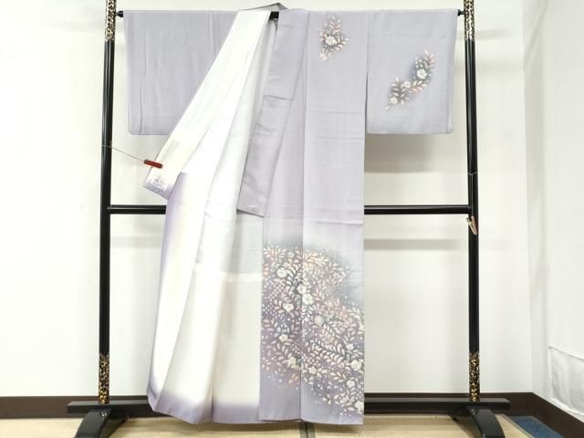平和屋着物●越後十日町の一流染匠　桐屋・翠山工房　訪問着　辻が花　暈し染め　やまと誂製　正絹　逸品　CABM4592yc