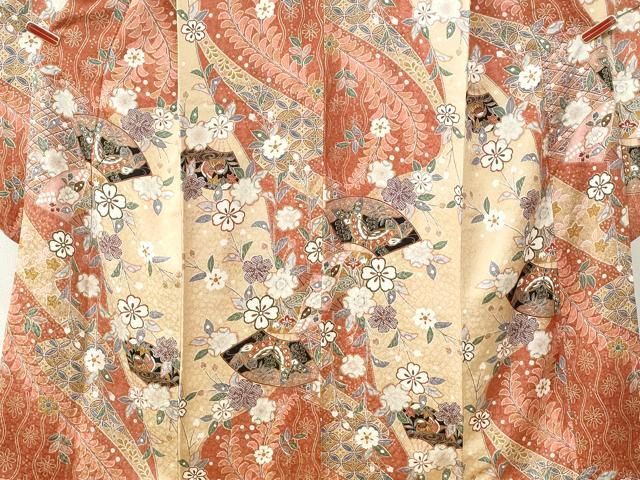 平和屋着物●豪華振袖　辻が花　金彩　正絹　逸品　CABM4608yc