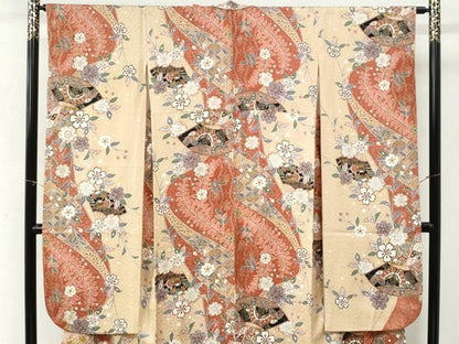 平和屋着物●豪華振袖　辻が花　金彩　正絹　逸品　CABM4608yc