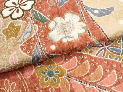 平和屋着物●豪華振袖　辻が花　金彩　正絹　逸品　CABM4608yc