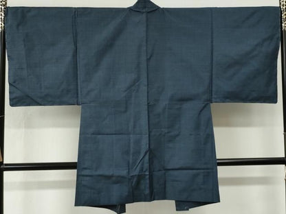 平和屋着物●男性　本場大島紬　アンサンブル　正絹　格子　逸品　CABM4616yc