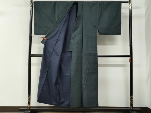 平和屋着物●男性　本場大島紬　アンサンブル　100亀甲　総詰め　正絹　逸品　CABM4617yc