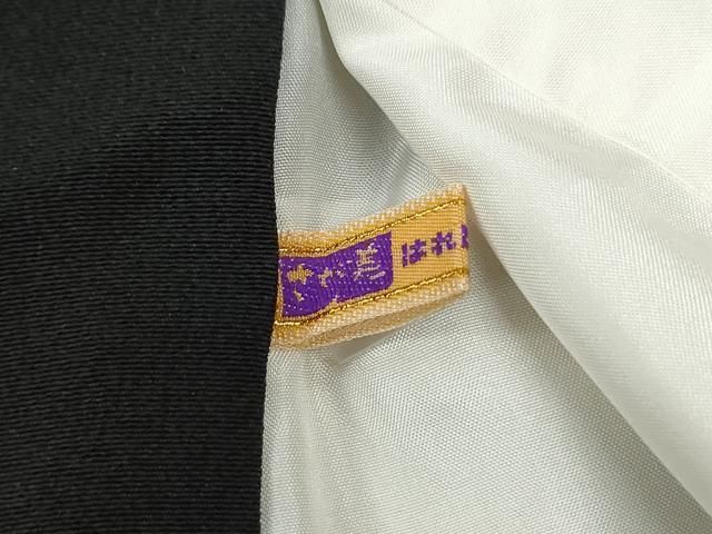 平和屋着物●本加賀友禅作家　西村央　黒留袖　几帳風景草花文　さが美扱い　正絹　逸品　CABM4622yc