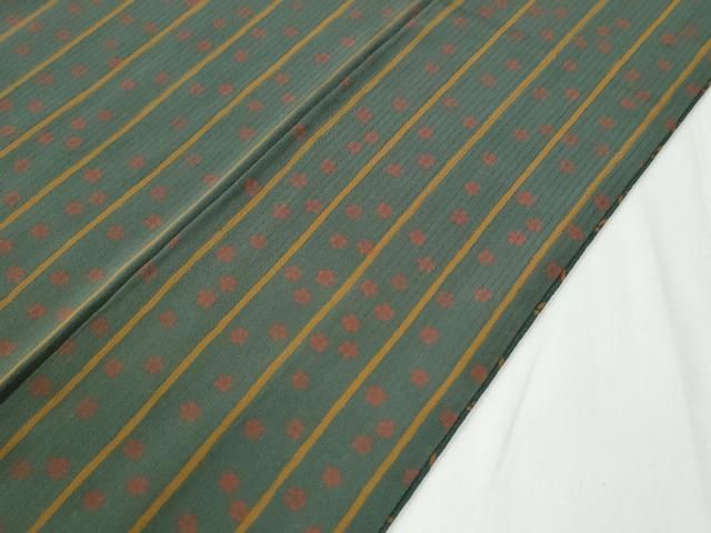 平和屋着物●訪問着　刺繍　網目花蝶文　正絹　逸品　CABM4627yc