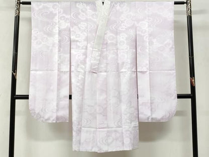 平和屋着物●豪華振袖・長襦袢セット　雪輪宝尽くし舞花文　暈し染め　金彩　正絹　逸品　CABM4640yc