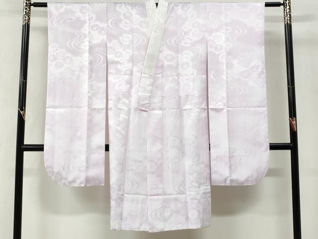 平和屋着物●豪華振袖・長襦袢セット　雪輪宝尽くし舞花文　暈し染め　金彩　正絹　逸品　CABM4640yc