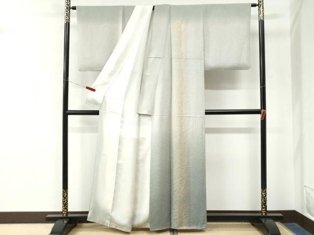 平和屋着物●皇室献上作家　北出与三郎　訪問着　草木文　暈し染め　金彩　正絹　逸品　CABM4655yc