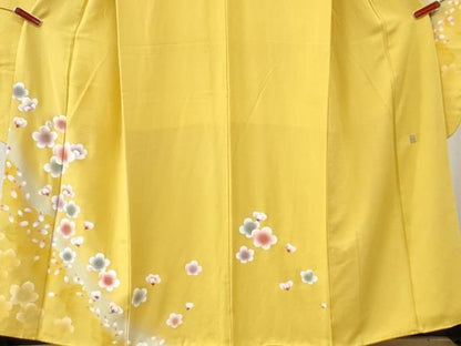 平和屋着物●豪華振袖　作家物　梅　暈し染め　正絹　逸品　CABM4661yc