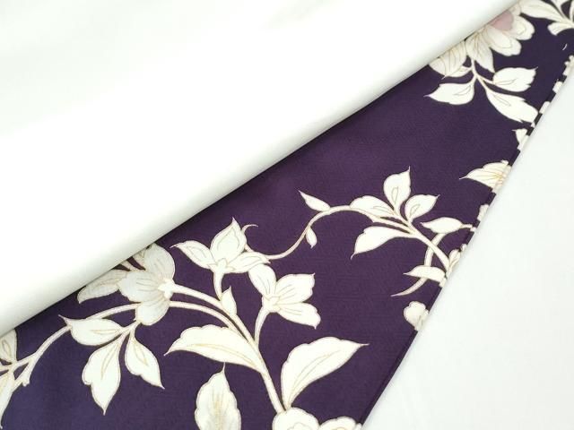 平和屋着物●豪華色留袖　葡萄花唐草文　金彩　正絹　逸品　CABM4676yc
